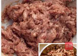 Illustration of how to make mushroom and meat buns 7