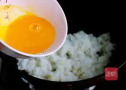 Golden Egg Fried Rice Recipe Illustration 5