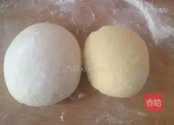 Illustration of how to make two-color threaded steamed buns 5