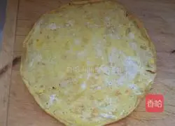 Illustration of how to make sunflower egg fried rice 10