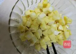 Colorful Illustration of how to make diced steamed buns 3