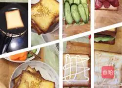 Illustration of how to make a sandwich 2