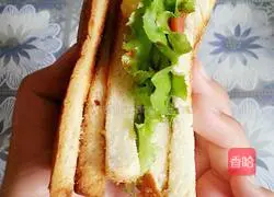 Illustration of making homemade sandwiches 6