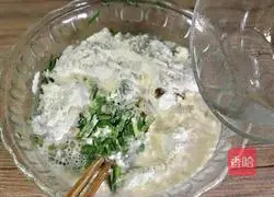 Leek and egg pancake recipe 4