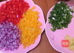 Illustration of how to make fried rice 1