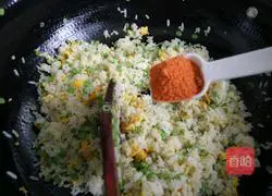 Cowpeas Illustration of how to make egg fried rice 6