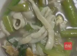 Illustration of hand-made soup noodles 18