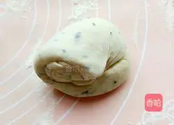 Illustration of how to make black sesame steamed buns 7
