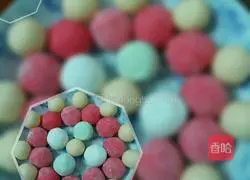 Illustration of how to make vegetable glutinous rice balls 4