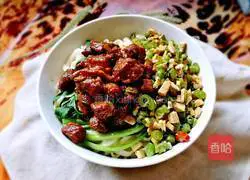 Illustration of two-in-one oil-splashed dry noodles 8