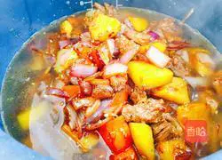 Mutton braised rice recipe 9