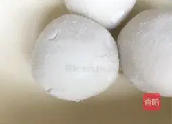 Handmade glutinous rice balls with bean paste Practice illustration 6