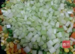 Pineapple Fried Rice Recipe Illustration 9