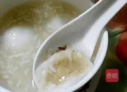 Illustration of how to make glutinous rice balls with rice wine grains 7