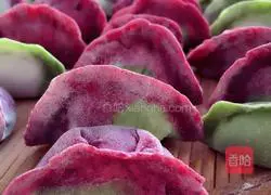 Illustration of how to make colorful dumplings 4