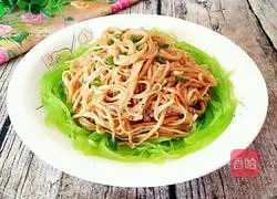 Illustration of how to make black pepper noodles 13