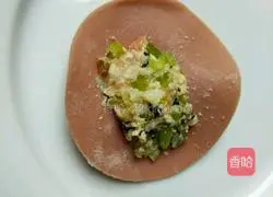 Illustration of how to make purslane dumplings 6