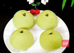 Illustration of how to make simple and easy green apple steamed buns 5
