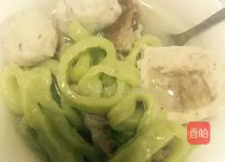 Illustration of how to make green noodles 4