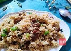 Illustration of how to make black pepper steak and egg fried rice 7