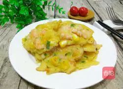 Illustration of how to make fried shrimp cakes 9