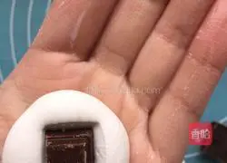 Illustration of how to make cute pink and tender cat claw glutinous rice balls 4