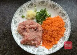 Illustration of how to make Korean tofu cake 2