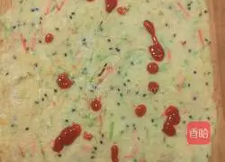 Illustration of how to make quilt pancakes 7