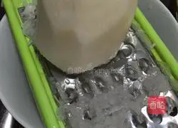 Illustration of how to make radish cake 2