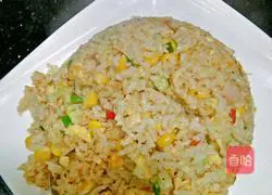 Corn Bacon Fried Rice Recipe Illustration 5