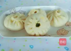 Illustration of how to make vegetarian stuffed buns 16