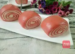 Illustration of how to make two-color steamed buns 13