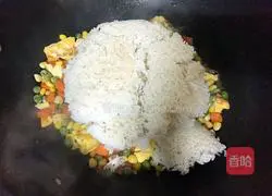 Assorted Egg Fried Rice Recipe Illustration 6