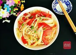 Illustration of how to make fried onion noodles 8