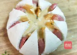 Illustration of how to make baked steamed buns 3
