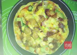 Dumpling skin Illustration of how to make pizza 7