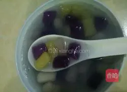 Illustration of how to make colorful glutinous rice balls 5