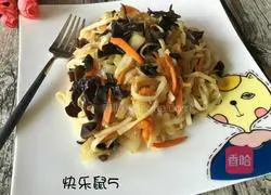 Illustration of how to make cabbage fried noodles 8