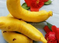 Illustration of how to make banana steamed buns (simulated version) 16