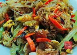 Illustration of how to make fried rice noodles 10