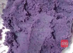 Illustration of how to make purple sweet potato buns 1