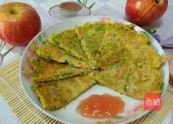 Vegetable Egg Pancake Recipe Illustration 7