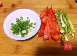 Illustration of how to make vegetarian noodles 2