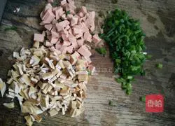 Illustration of how to make fried rice 1