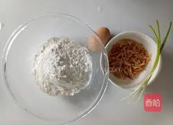 Illustration of how to make shrimp cakes 1
