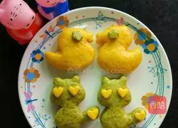 Illustration of how to make cartoon steamed buns 15