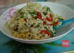 (Homestyle) Egg Fried Rice Recipe Illustration 3