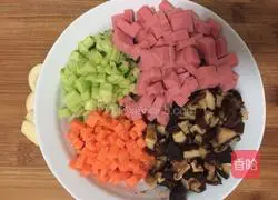 Illustration of how to make nutritious barley fried rice 3