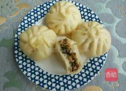 Cowpea, fungus and meat buns Illustration of how to do it 19