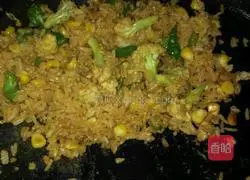 Illustration of how to make egg fried rice 5